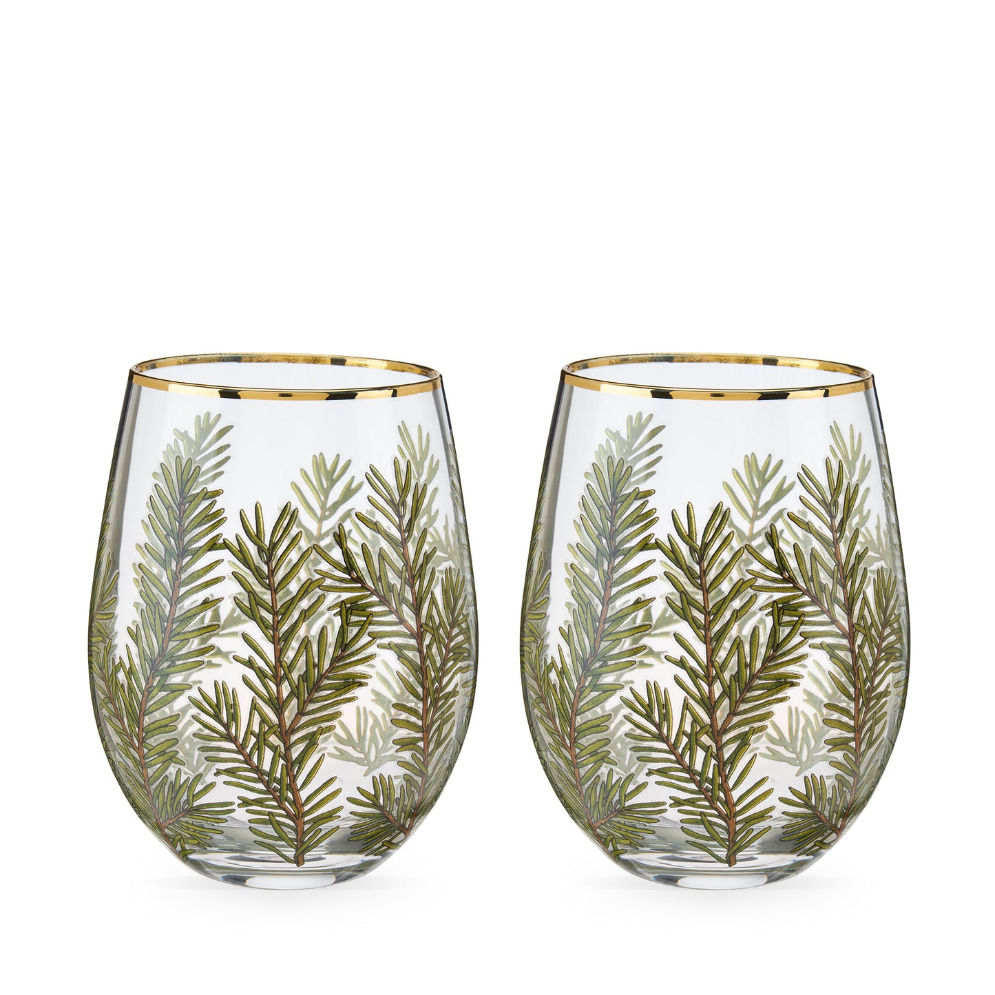 Woodland Stemless Wine Glass Set by Twine®-0