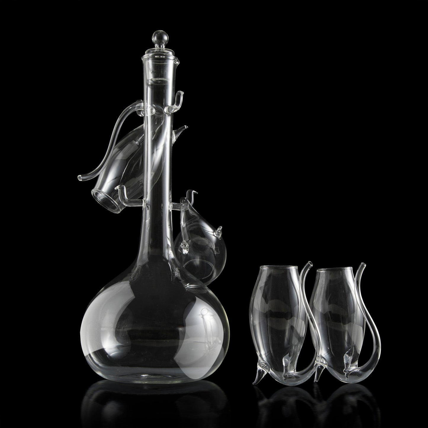 Porto Decanter Set with Port Sippers-3