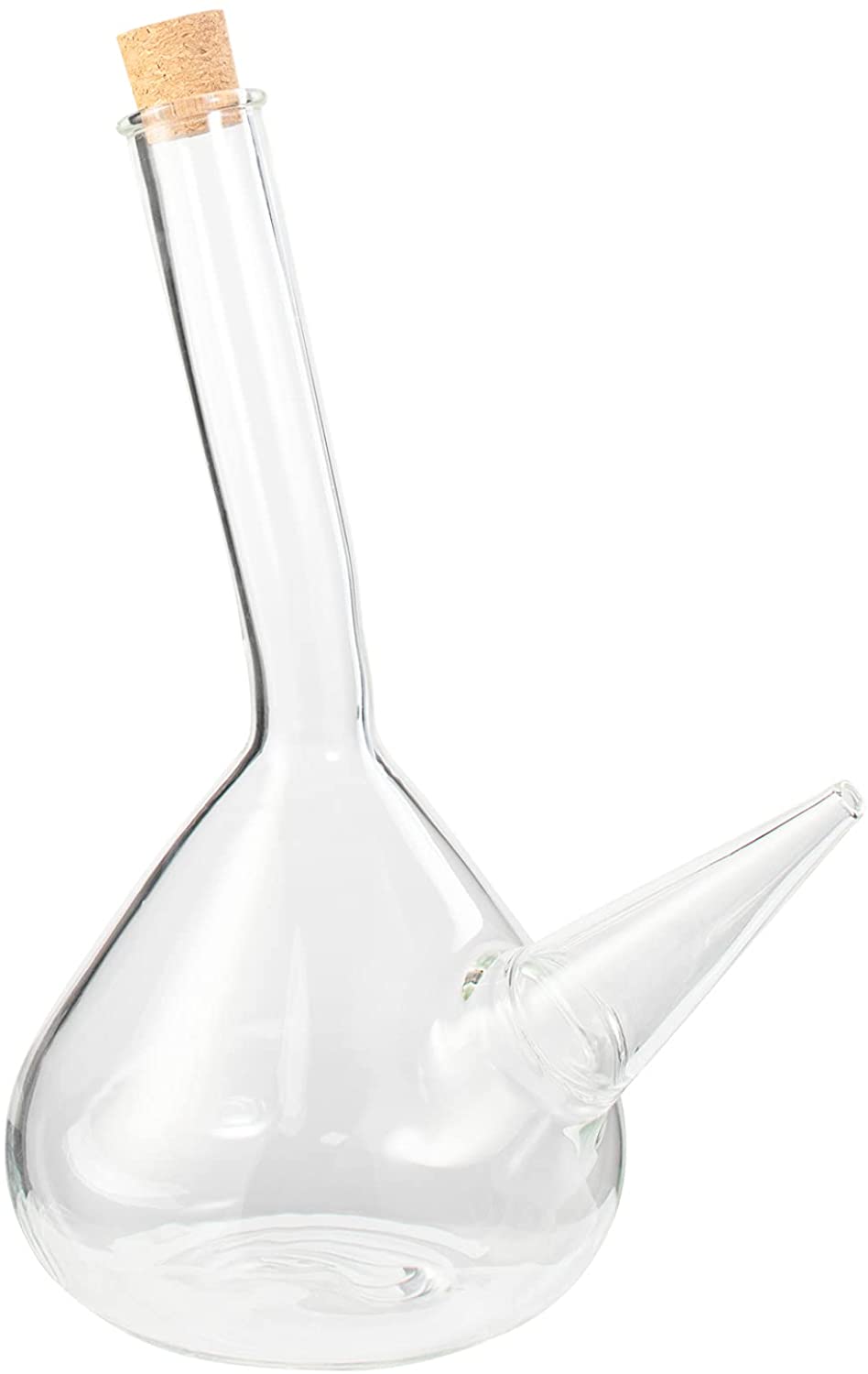 Porron Glass Decanter 34 oz Wine Pitcher 100% Lead-free Glass Decanter for Red Wine, Hand Blown Wine Decanter, Wine Carafe - Wine Gift, Wine Accessories (1000mL)-2