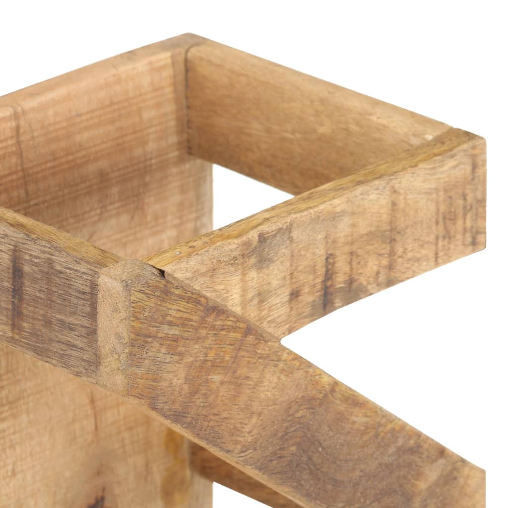 vidaXL Wine Rack for 5 Bottles Solid Mango Wood-4