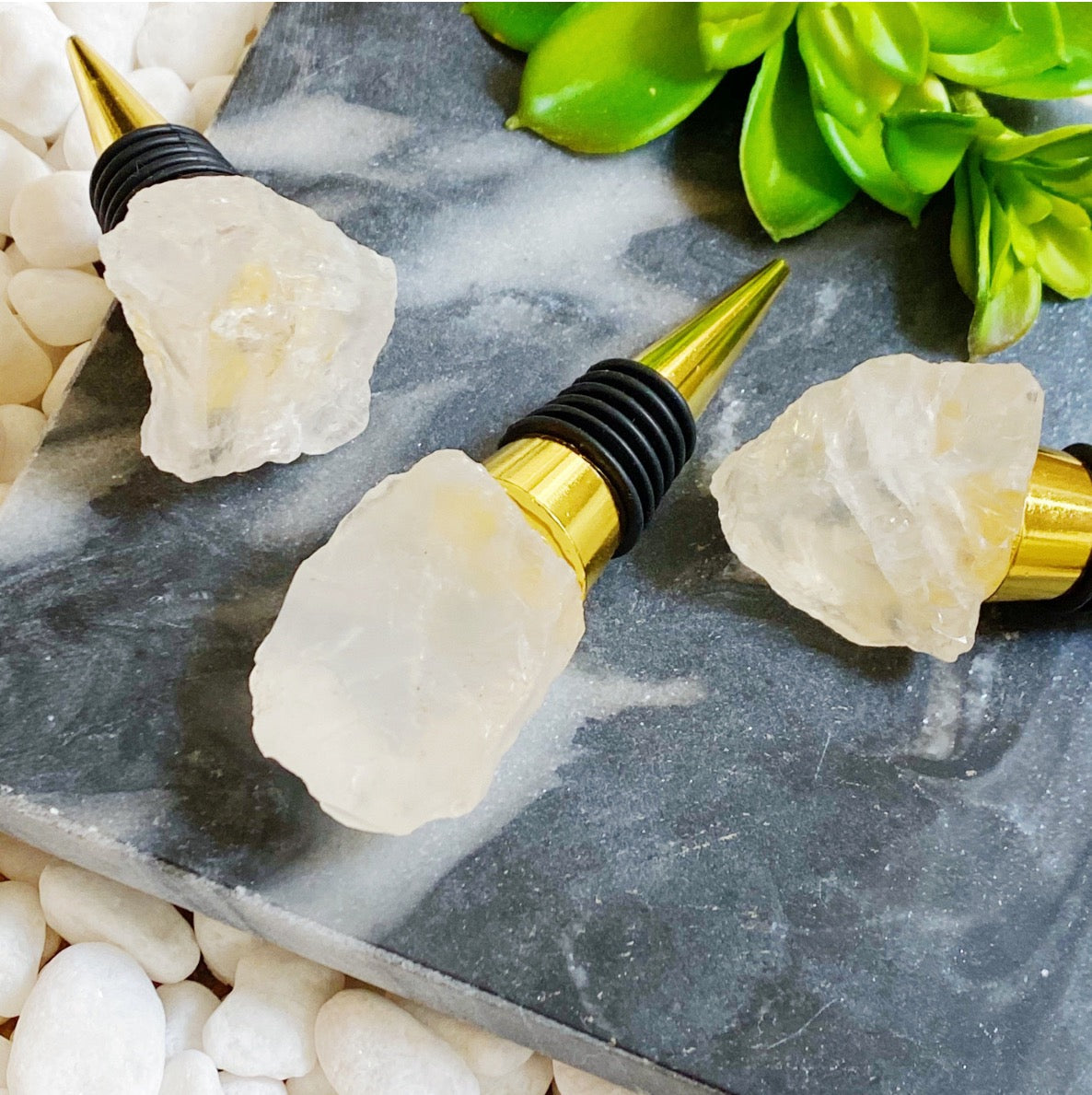 Beauty of Nature Stone Wine Stopper-3