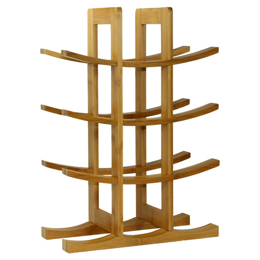 Oceanstar 12-Bottle Natural Bamboo Wine Rack WR1149-0