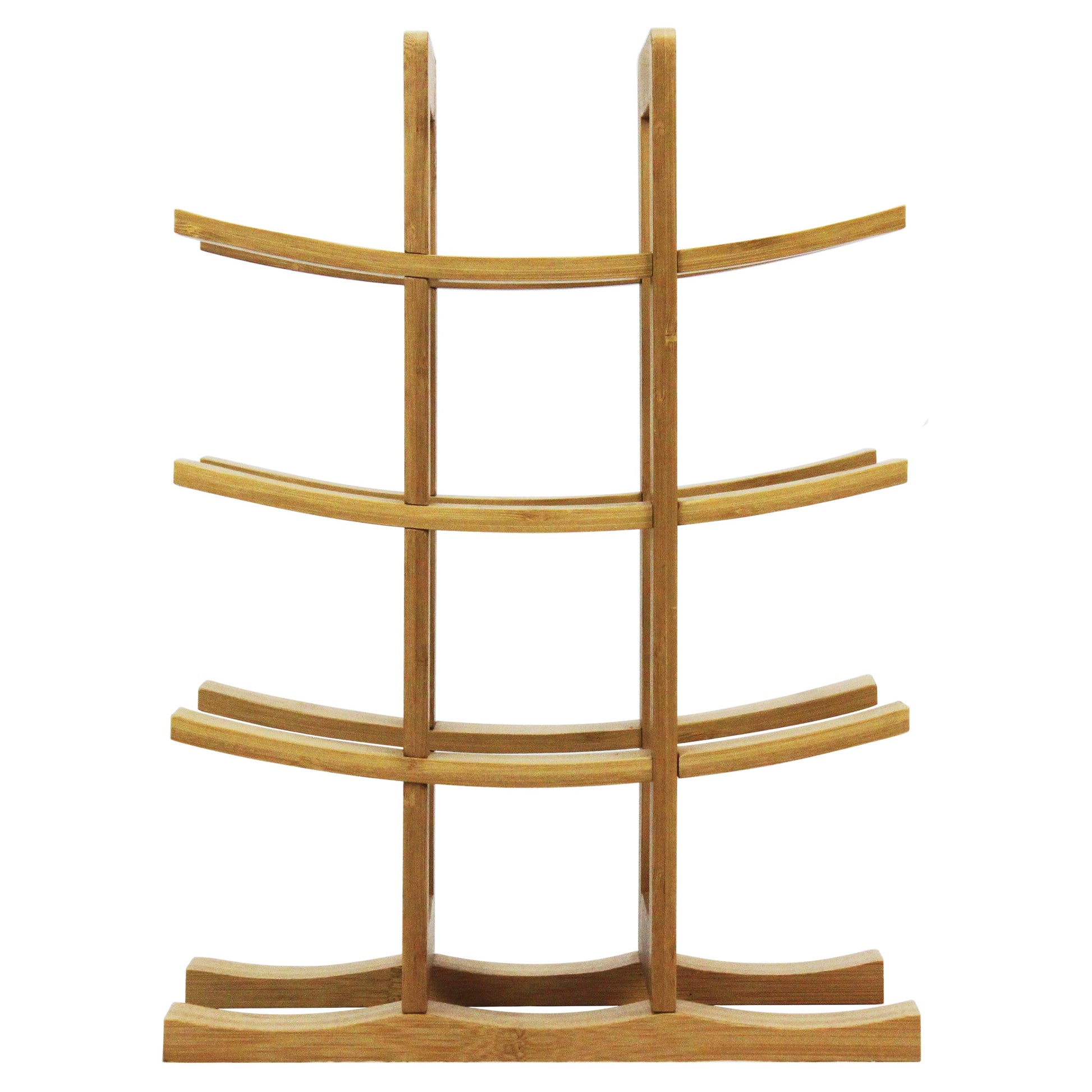 Oceanstar 12-Bottle Natural Bamboo Wine Rack WR1149-1