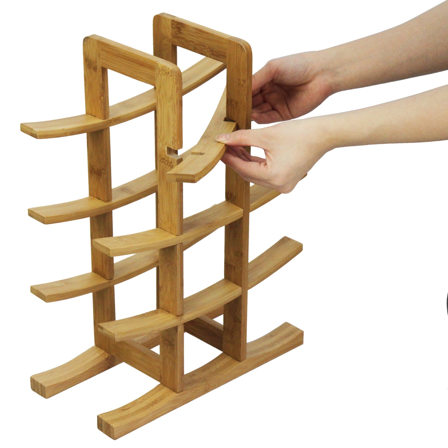 Oceanstar 12-Bottle Natural Bamboo Wine Rack WR1149-4