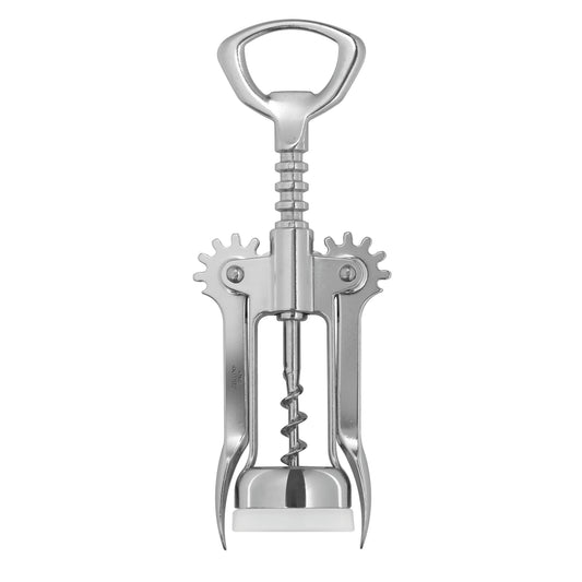 Italian Chrome Winged Corkscrew-0