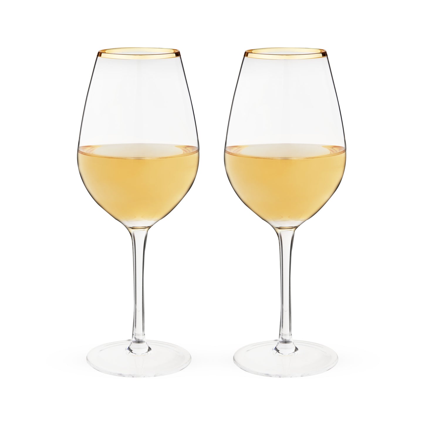 Gilded Stemmed Wine Glass Set by Twine-0