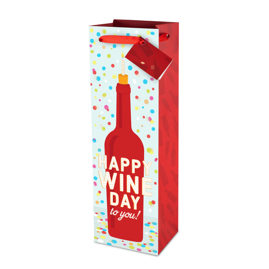 Happy Wine Day To You Wine Bag by Cakewalk-0